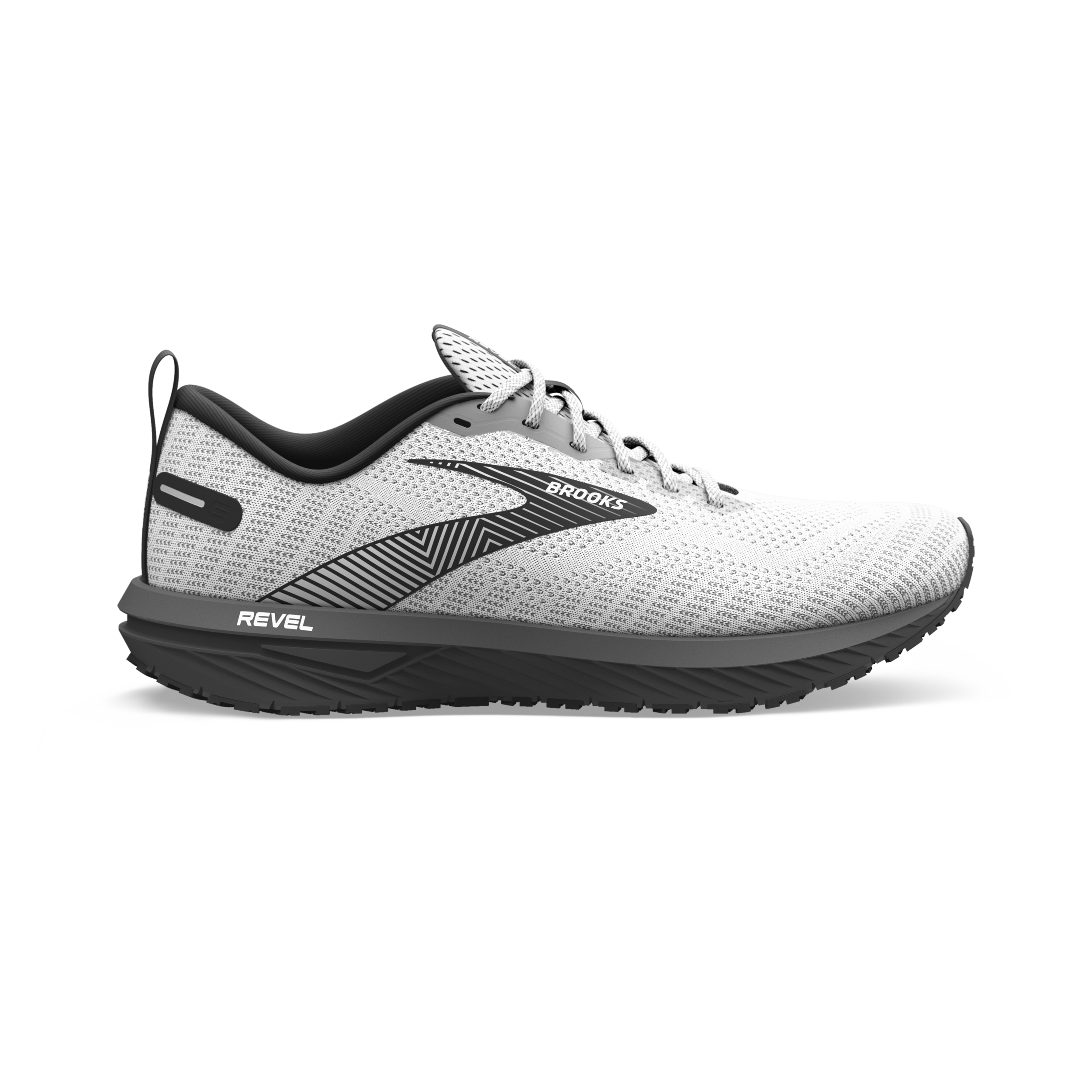 Brooks Revel 6 Women’s  Running Shoes - White with Black Accents 0068090840212-129_001.jpg?ts=  main image 2