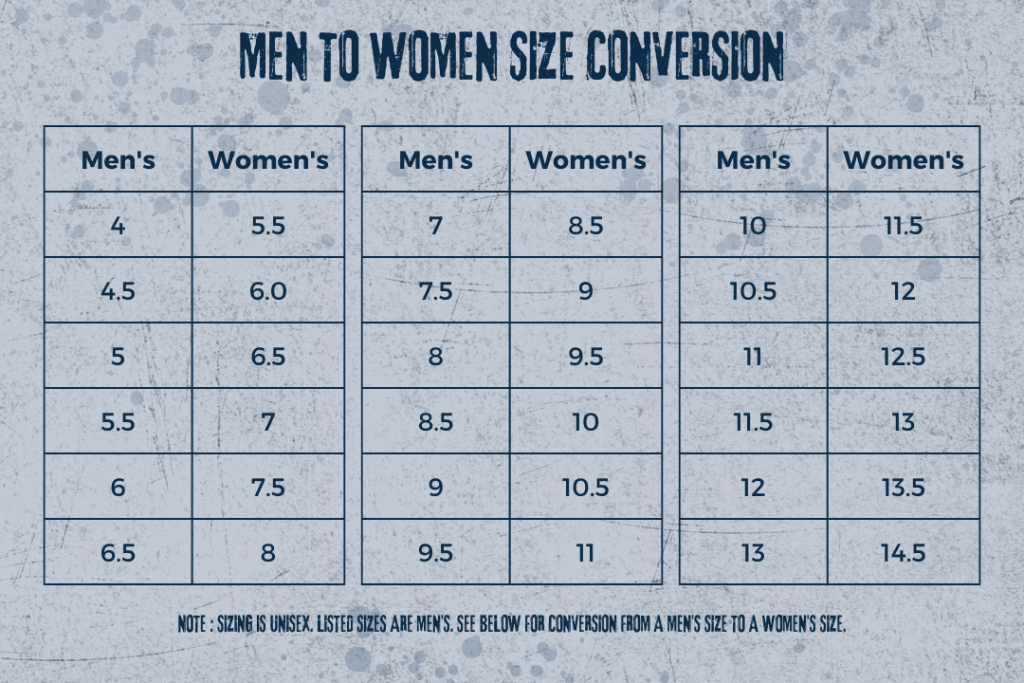 convert nike youth shoe size to women's