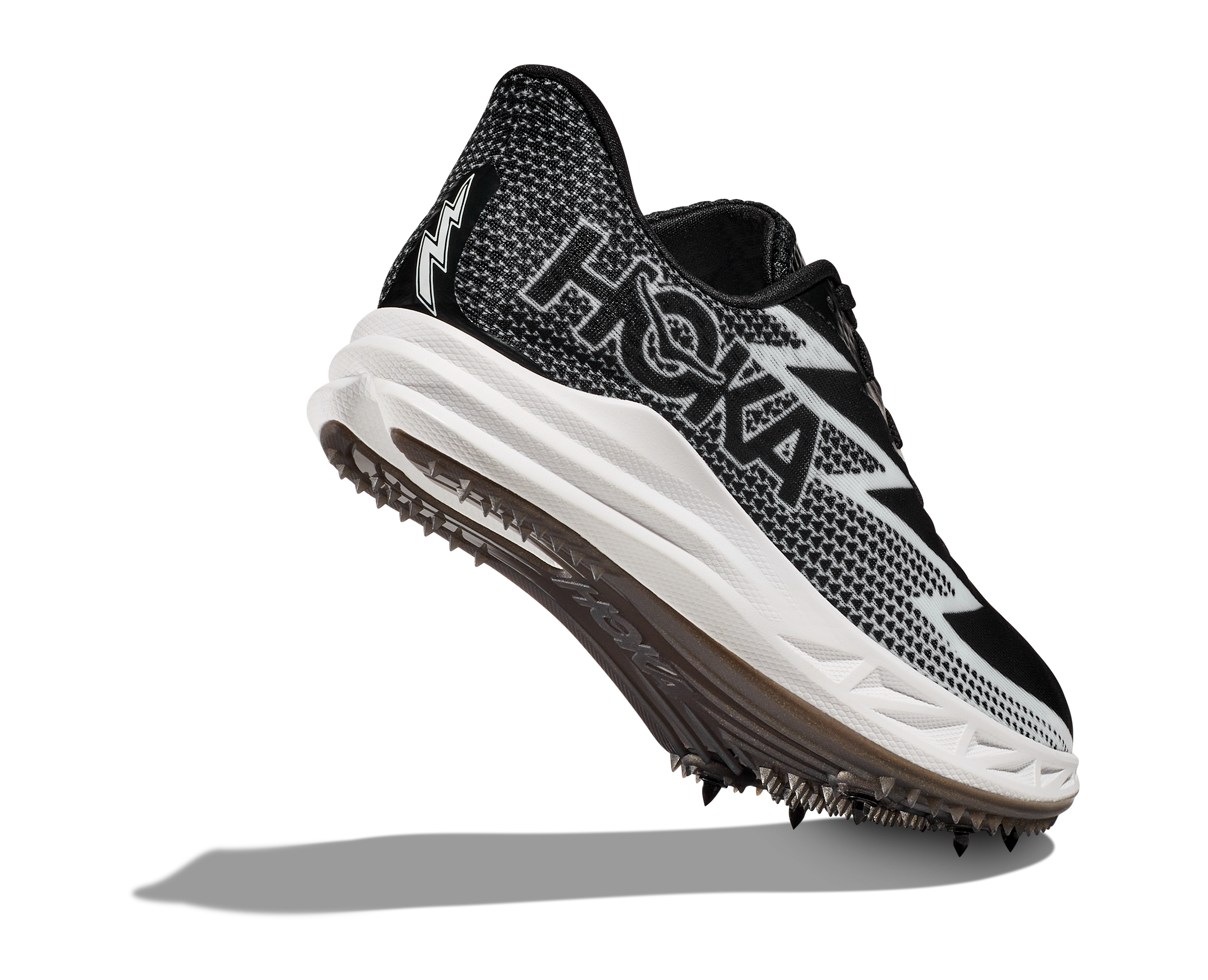 HOKA U Crescendo MD Men\'s 11.5 NEW Track & Field Spikes‎ Black White 1134520 Hoka Hoka ALL GENDER CRESCENDO MD BLACK/WHITE main image 2